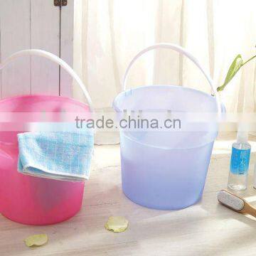 colorful plastic bucket & furniture garden nursery