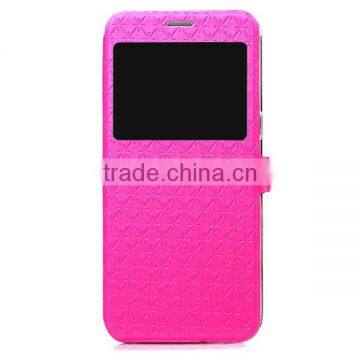 Embossing PU Leather Phone Case, Holder Stand Magnetic Flip Leather Case With Window For Samsung Note 7 photo-4