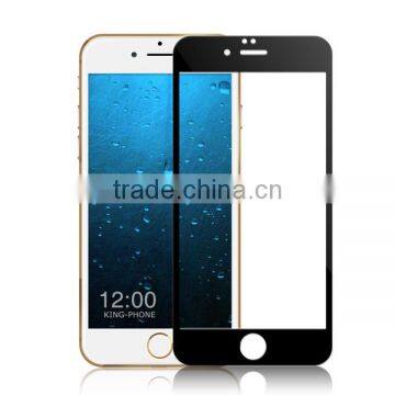 3D Curved White & Black Hardness Tempered Glass Film Screen Protector for IPhone6 photo-2