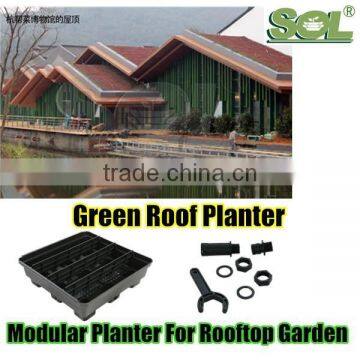 Green Roof China Manufacture SOL Company Hydroponic Growing Systems Vertical Green Roof Rooftop Garden Modular Planters photo-3