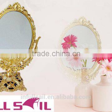 Plastic Table Mirror Free Standing Mirror Double Side Desk Mirror