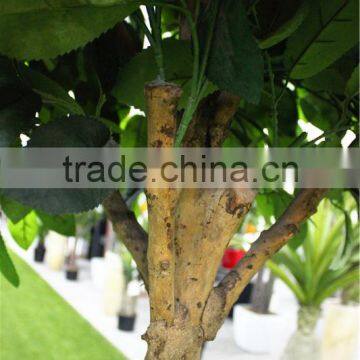 Home Gardens for Curtain Hotel Decoration 200cm Height Making Artificial Live Plastic Green Orange Bonsai Tree EZZPZ06 0302 photo-4