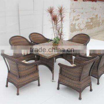 Wicker Dining Set/Man-made Fibre Leisure Furniture/outdoor Furnitur (BP-3017) photo-4