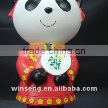 OEM Panda Resin Polyresin Figurine Animal Sculpture Statue for Home Decoration Birthday Souvenir Gift Items photo-4