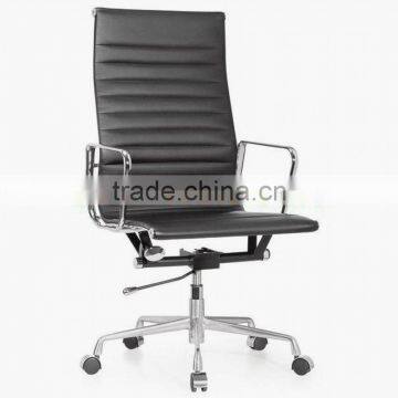 Modern metal leather chairs