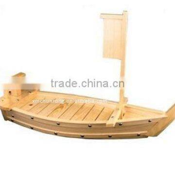 Natural Disposable Bamboo Sushi Boats With SGS photo-3