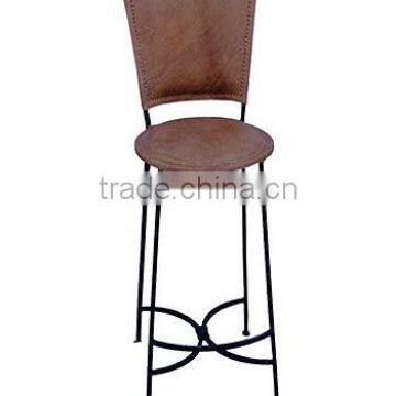 wrought iron bar chair