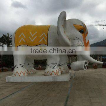 Tall 5m Fiberglass Elephant Landscape Sculpture photo-3