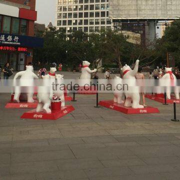 Outdoor Fiberglass Bear Sculpture for Playground photo-6