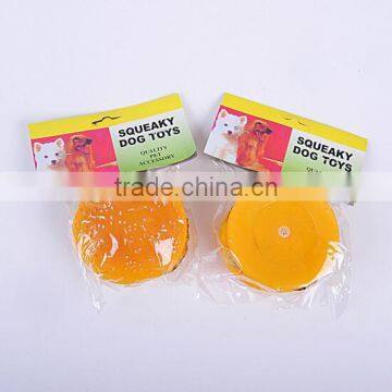 2017 New Products Hamburger Shape Vinyl Toy Squeaky Dog Toy Pet Toys for Dog photo-5