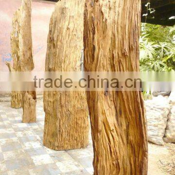Natural Old Wood Sculpture for Landscaping Decking photo-3