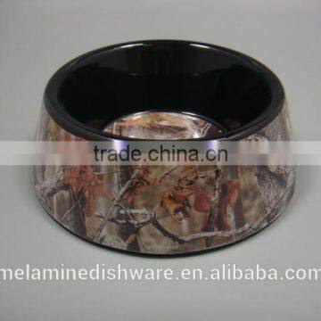 Factory Wholesale melamine brown pet bowl