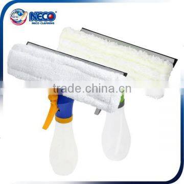 New spray window squeegee with Microfiber Cleaner