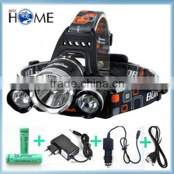 Most powerful headlamp with solar power, 5w headlamp, superbright 600lm xm-l t6 led head torch