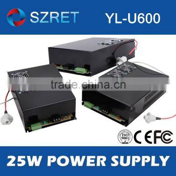 Stable Laser Power Supply YL-U600 for Yongli Ultra Type A0 25W CO2 Laser Tube photo-6