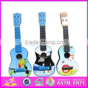 Top fashion wooden toddler guitar high quality mini wooden toddler guitar W07H014-S