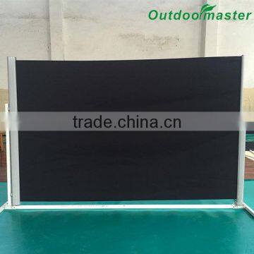 3x1.8M Folding Screen Patio Privacy Divider Black Side Retractable Awning photo-3