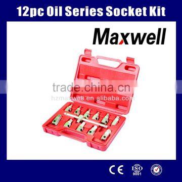 12 pc Oil Series Socket Kit