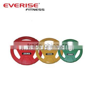 3 hole weight plate / color weight plate / Vinyl weight plate