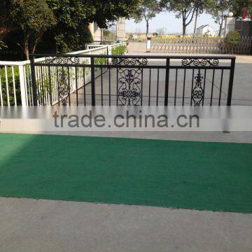 Aluminum Decorative Three-panel Flat Top Rail Fence, Aluminum Alloy Railing