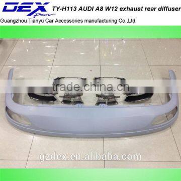 Auto PP Accessories A~udi a8 W12 PP Exhaust Rear Diffuser Rear Trims