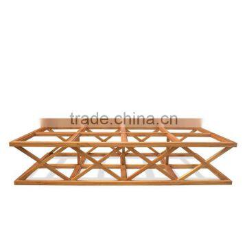 Coffee Table Teak Wood With Glass Top Model Rossi photo-2