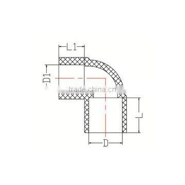 HIGH QUANLITY REDUCING ELNOW OF PVC GB STANDARD PIPES & FITTINGS FOR WATER SUPPLY photo-2