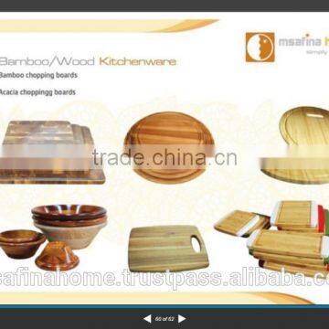Bamboo and wooden cutting boards