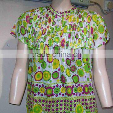 Fancy cotton Printed tops