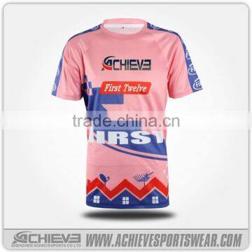 dye sublimated polyester free design t shirts high quality