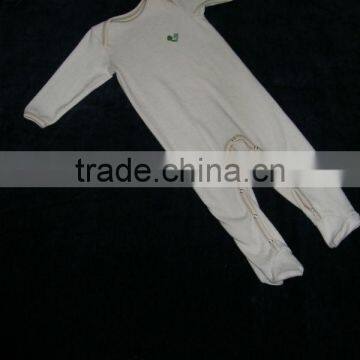 Organic Printed Romper_100% Organic Cotton Comfortable Baby Body Suit and Organic Printed Long Sleeve and Short Sleeve Baby Bod photo-3