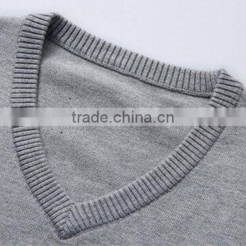 2016 New Autumn Winter Warm Cashmere Sweater Vest Men Classic Sleeveless Wool Solid Color Jersey Casual V-Neck Pullover photo-5
