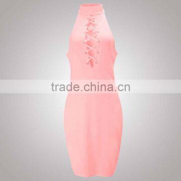 Clothing Designers 2017 Oem Garment Ladies Formal Wears Bandage Fabric For Dress Direct Manufacturer photo-6