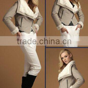 Multicolour Fashion Fox Fur 2014 Wool Overcoat Medium-long Fur Coat photo-4