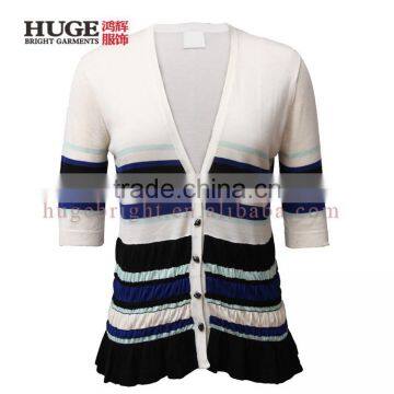 China Manufacturer New Design Fashion Cardigan Sweater Coat