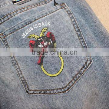 GZY New Trend Men's Pants Pattern Wholesale no Brand Jeans Stock