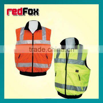 hi Vis Reflective Pull-apart Safety Bodywarm Vest photo-2