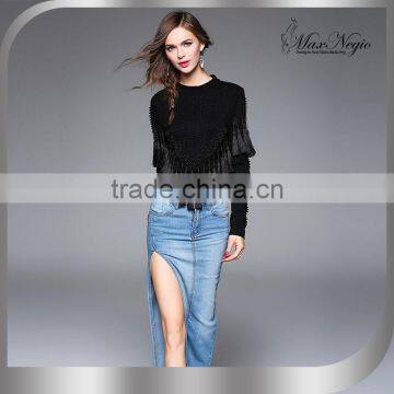 Maxnegio 2017 latest fashion crop top design top selling products in alibaba