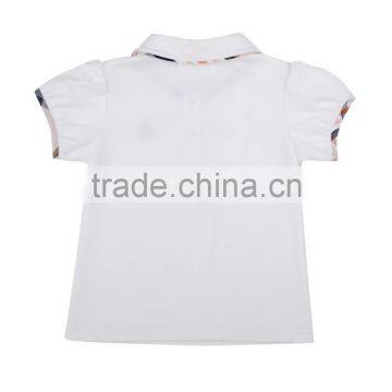 2016 summer t shirt for kids polo t shirt children cheap with short sleeve