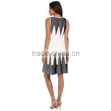 Fit and Flare Sweater Dress Women Dress photo-2