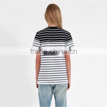 Summer Fashion Blank Striped t Shirt Female t Shirt for Hot Sale photo-2