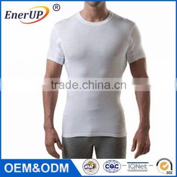 Men Sweat Proof Undershirts With Sweat Proof Armpit Pads Shields photo-2