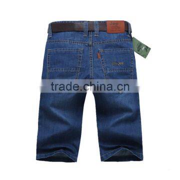 2016 Hot Style Men Short Denim Jjeans Blue Shorts Half Pants photo-4