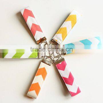 Wholesale Monogrammed Chevron Keychain photo-3