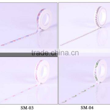 7mm*10m Washi Tape Heart/split Line/animal Foortsprint Pattern Adhesive Tape Small Fresh Series Decorative Tape photo-5