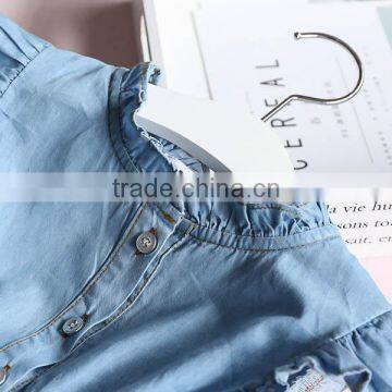 Modern Summer Jeans Baby Girl Sleeveless Lace Vest Dress photo-4