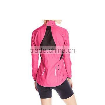 Good Quality Custom Waterproof Polyester Women Cycling Ride Jacket photo-2