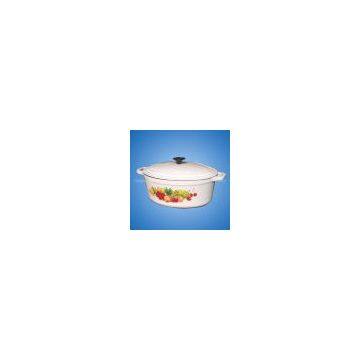 enamel soup and stock pots