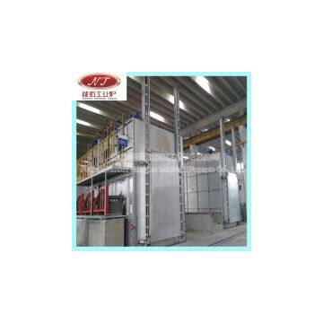 Gold Aluminium 6063 Billet Continuous Casting Homogenizing Furnace Machine