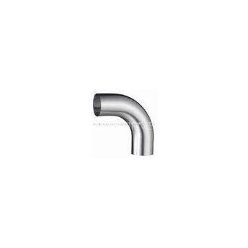 Stainless Steel Pipe Bends / 3A Sanitary Elbow Long Weld End For Milking Machine Parts